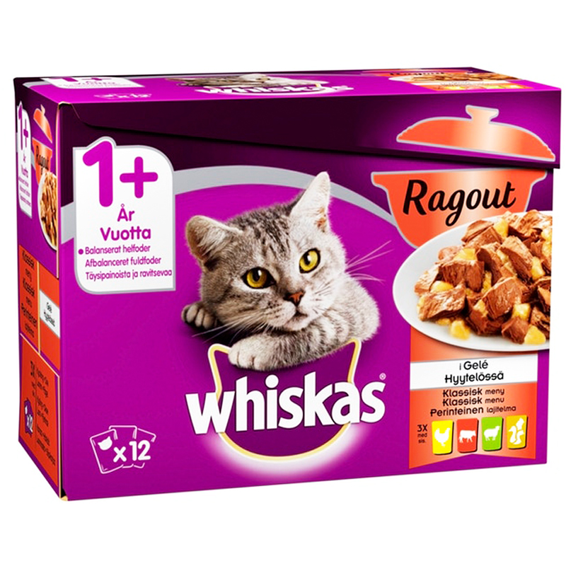 Kissanruoka Lihalajitelma Hyytelössä 12kpl - 24% alennus